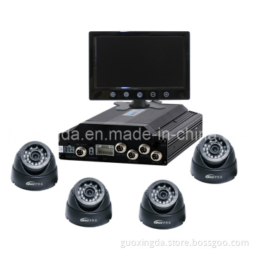 4CH Full D1 3G GPS Vehicle Mobile DVR (HX-X3)